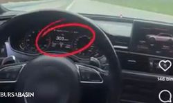 Bursa’da 307 km hız yapan sürücüye ceza yağdı