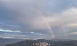 Kestel semalarında yağışsız gökkuşağı şaşırttı
