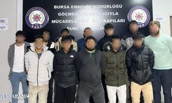 Bursa’da Göçmen Kaçakçılığı Operasyonu: 12 Kişi Yakalandı