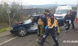 Orhangazi Yeniköy’de Ters Şerit Kazası