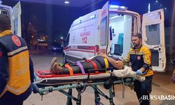 İnegöl’de Kamyonetin Çarptığı Yaya Yaralandı