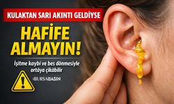 Sarı Kulak Akıntısı Kulak Zarı Deliğinin İşareti