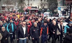 Bursa’da 6 Şubat şehitleri için sessiz yürüyüş