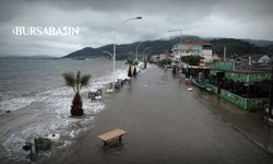 Gemlik’te Deniz Taştı: Sahil Yolu Sular Altında