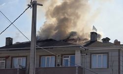 İnegöl’de Apartman Çatısında Yangın