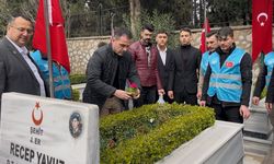 Bursa’da Bayram Öncesi Şehit Kabirleri Ziyaret Edildi