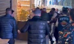 Bursa’da çarşı kavgası kamerada