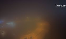 Bursa Mudanya Yolunda Sis Etkili Oldu