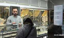 Bursa’da Altın Tükendi Esnaf Yazı Astı