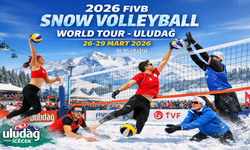 Uludağ’da Kar Voleybolu Dünya Turu Heyecanı