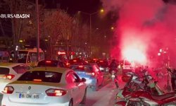 Bursa’da Dünya Kupası Sevinci Sokaklara Taştı