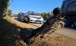 İznik-Orhangazi Yolunda Motosiklet Kazası