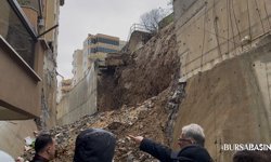 Mudanya’da Duvar Çöktü: Panik Dolu Anlar