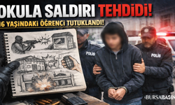 Bursa’da Okul Tehdidine Tutuklama