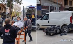 İnegöl’de Motosiklet Kazası: 1 Yaralı