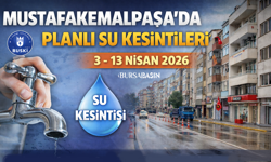 Bursa’da 7 Mahallede 10 Gün Su Kesintisi Uyarısı