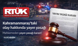 Kahramanmaraş Saldırısına Yayın Yasağı Getirildi