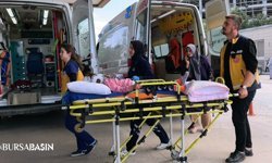İnegöl’de Balkonda Oynayan Çocuğa Mermer Düştü