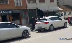 İnegöl’de Yol Verme Tartışması Kamerada