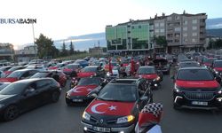 Bursa'da A Milli Takım Coşkusu Sokaklara Taştı