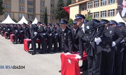 Bursa POMEM’de 32. Dönem Polisler Mezuniyet Sevincini Yaşadı