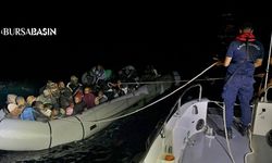 Urla Açıklarında 43 Düzensiz Göçmen Yakalandı