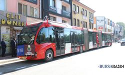 İnegöl’de İlk Metrobüs Test Sürüşü Yapıldı