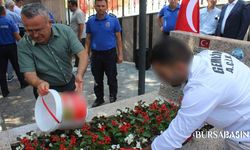 Gemlik'te Hükümlülerden Şehitlikte Anlamlı Vefa