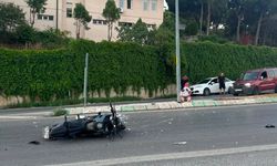 Gemlik'te Motosiklet Devrildi: 2 Kişi Yaralandı