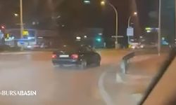 Bursa’da Yeşil Işıkta Drift Yaptı, 345 Bin TL Ceza Yedi