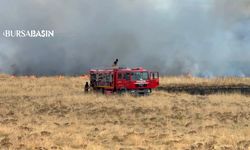 Yenişehir Havalimanı Girişinde Yangın Paniği
