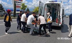 İnegöl'de Otomobille Motosiklet Çarpıştı: 2 Yaralı