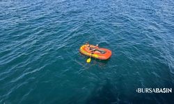 Mudanya’da denize açılan genç sürüklenirken kurtarıldı