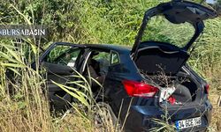 Karacabey'de Otomobil Kanala Uçtu: 6 Yaralı