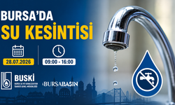 Bursa’da 2 mahallede su kesintisi: Saat verildi