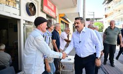 Başkan Yılmaz Çiçek Caddesi Esnafını Ziyaret Etti