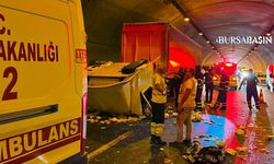 Orhangazi Tüneli'nde Feci Kaza: Tır Hurdaya Döndü