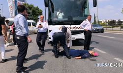 İnegöl'de Yolcu Otobüsü Kadına Çarptı: Ağır Yaralı