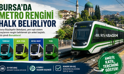 Bursa'da Metro Rengini Halk Belirliyor