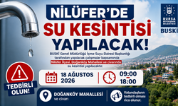 Bursa Nilüfer'de Su Kesintisi: Saatler Belli Oldu