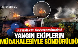 Karacabey'de çatı yangını! Elektrik Trafoları Patladı