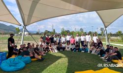 Nilüfer’de gençler doğada hem spor yaptı hem öğrendi