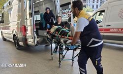 İnegöl'de İki Otomobil Çarpıştı: 1 Aylık Bebek Yaralı
