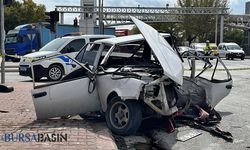 Konya'da iki otomobil çarpıştı: 3'ü ağır 4 yaralı