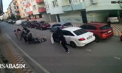 Karacabey’de motosiklet çocuğa çarptı! Kaza kamerada