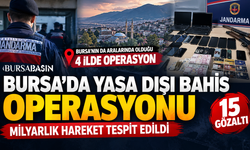 Bursa’da yasa dışı bahis operasyonu: Milyarlık hareket