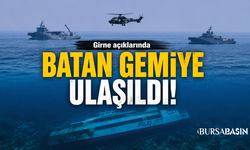Girne Açıklarında Batan Geminin Enkazına Ulaşıldı