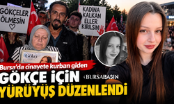 Karacabey’de Gökçe Alkan İçin Adalet Yürüyüşü