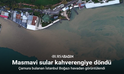 Sağanak Sonrası İstanbul Boğazı Kahverengiye Döndü