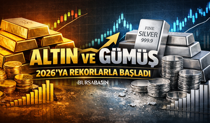 Altın ve Gümüş 2026’ya Rekorlarla Başladı